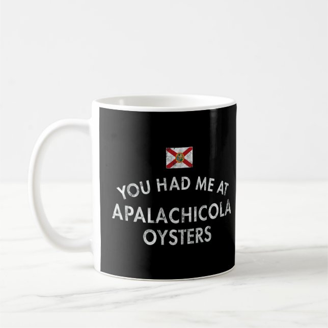 Apalachicola Golf Mexiko Meeresfrüchte Austern Cap Kaffeetasse (Links)