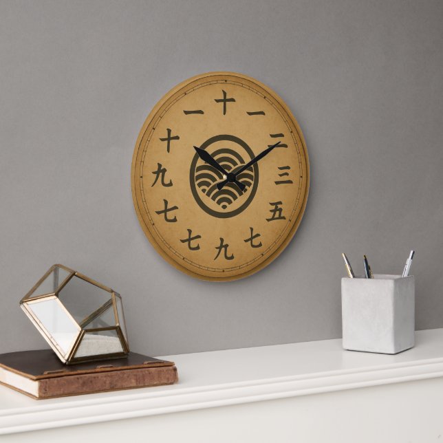 apanese Kanji Uhr Minimalistische Gestaltung (Büro)
