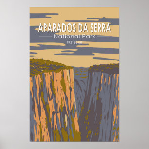 Aparados da Serra Nationalpark Brasilien Poster