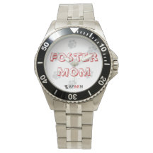APARN Foster Mom Classic Montre en acier inoxydabl