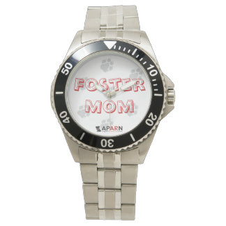 APARN Foster Mom Classic Montre en acier inoxydabl