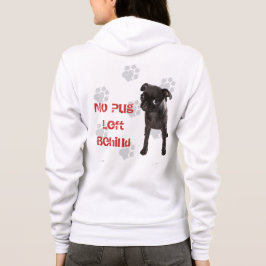 APARN kein Mops verlassen hinter dem Hoodie der