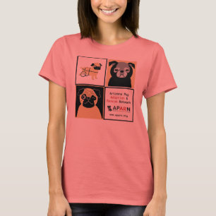 APARN Rettungs-Mops-Damen-Gemisch-Wecker-T - Shirt