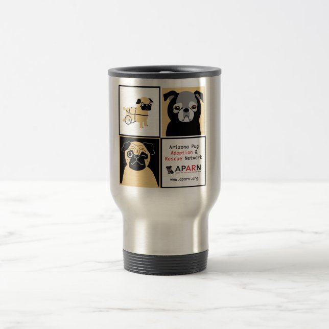 APARN Rettungs-Mops-rostfreier Stahl 15 Reisebecher (Mittel)