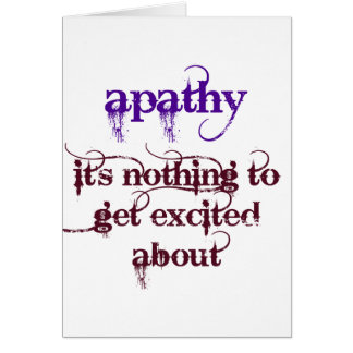 Apathie humorvoll