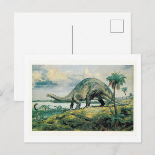 Apatosaurus Excelsus (Brontosaurus) Postkarte