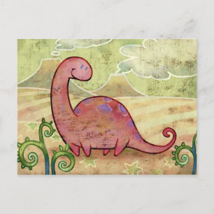 Apatosaurus Postkarte