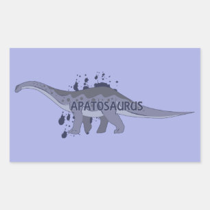 Apatosaurus Rechteckiger Aufkleber
