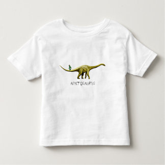 Apatosaurus-u. Trauben-grüner Affe Kleinkind T-shirt