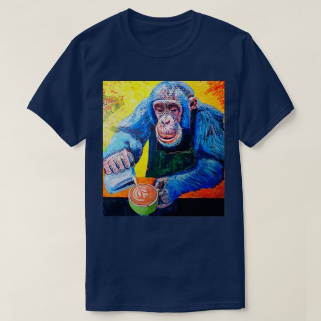 Ape Cafe T-Shirt (Design vorne)