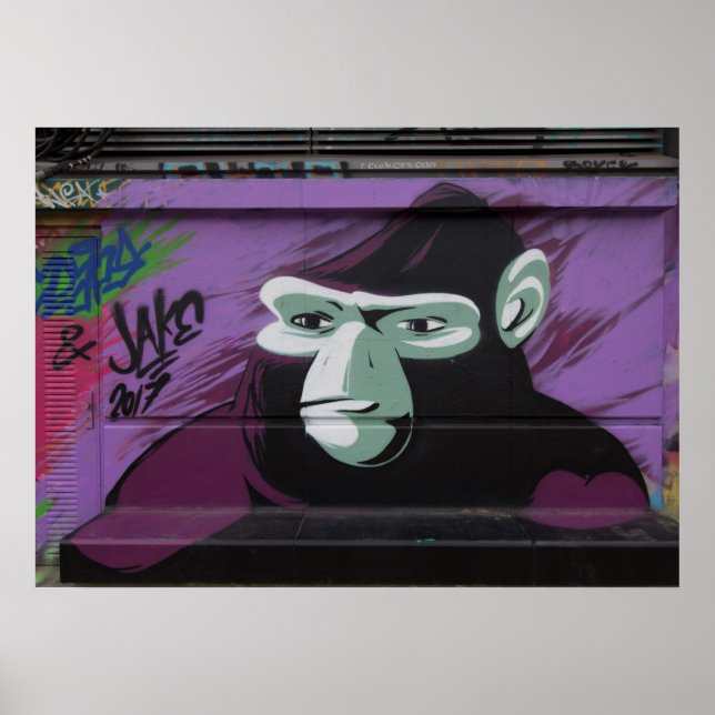 Ape Graffiti Poster (Vorne)