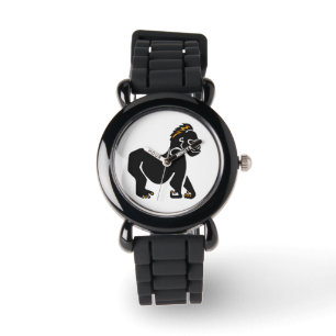 Ape - Graphic GORILLA - Primat - Wildtiere - Armbanduhr