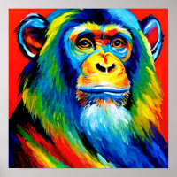 Ape Wisdom, Sad Ape | Colorful Rainbow