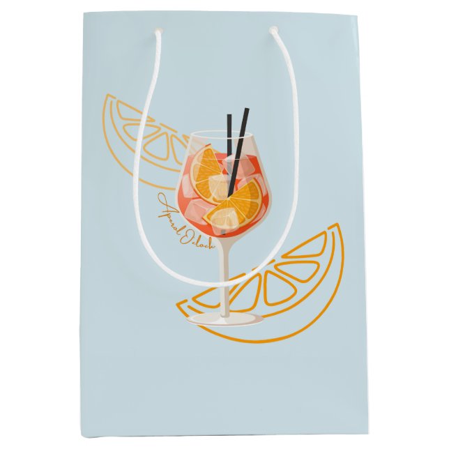 Aperol O'Clock Mittlere Geschenktüte (Vorderseite)