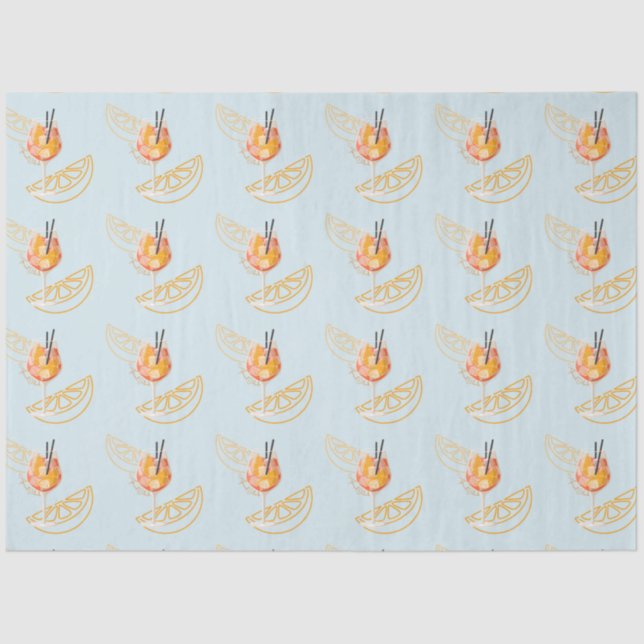 Aperol O'Clock Seidenpapier (Vorderseite)