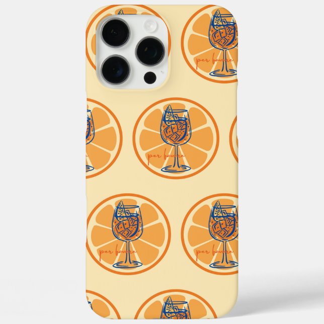 Aperol Per Favore iPhone 16 Pro Max Hülle (Rückseite)
