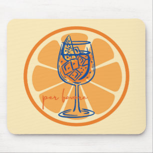 Aperol Per Favore Mousepad