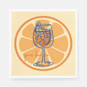 Aperol Per Favore Serviette
