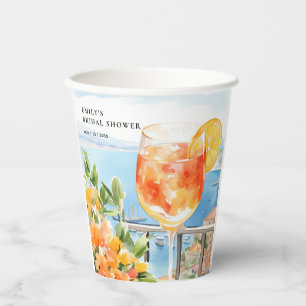 Aperol Spritz Amalfi Junggesellinnenabschied Pappbecher