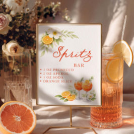 Aperol Spritz Bar Poster