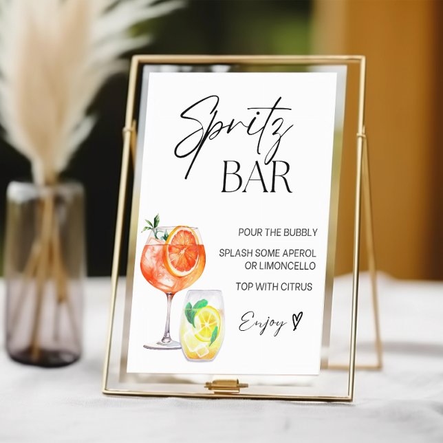 Aperol Spritz Bar Sign, Spritz Cocktail Print Poster (Von Creator hochgeladen)