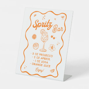 Aperol Spritz Bar Sockelschild