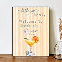 Aperol Spritz Blau Orange Zitrone Junge Babyparty