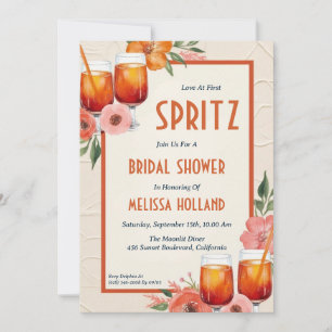 aperol Spritz Brautdusche Einladungen