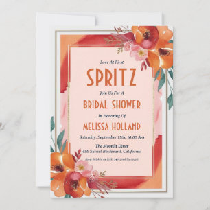 aperol Spritz Brautdusche Einladungen