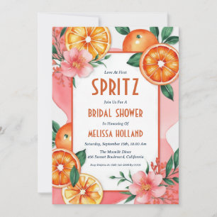 aperol Spritz Brautdusche Einladungen