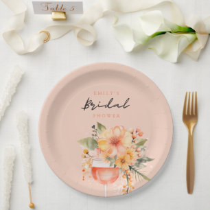 Aperol Spritz Brautparty Pappteller