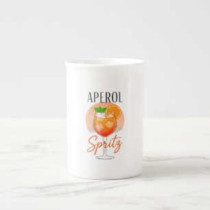 Aperol Spritz Cocktail Design Prozellantasse