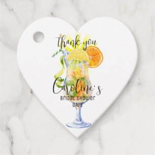 Aperol Spritz Cocktail Italienische Hochzeitsfeier Geschenkanhänger