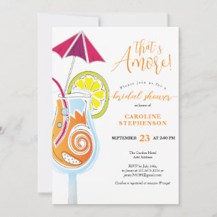 Aperol Spritz Cocktail Simple Script Brautparty Einladung