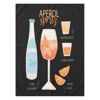 Aperol Spritz Cocktail Tischdecke