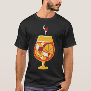 Aperol Spritz Dive In Summer Design Lady von Tobe  T-Shirt