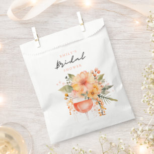 Aperol Spritz Floral Brautparty Geschenktütchen