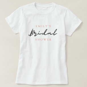 Aperol Spritz Florale Hochzeitsdusche T-Shirt