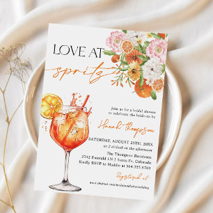 Aperol Spritz, Liebe beim ersten Spritz-Brautparty Einladung