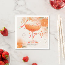 Aperol Spritz Love Citrus Floral Brautparty