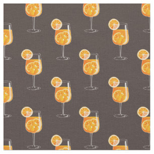 Aperol Spritz Motif de cocktail sans joint tissu