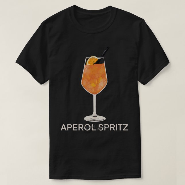 Aperol Spritz Print T-Shirt (Design vorne)