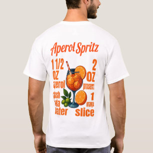 Aperol Spritz T-Shirt – Retro Italian Cocktail