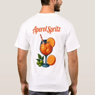Aperol Spritz T-Shirt – Retro Italian Cocktail