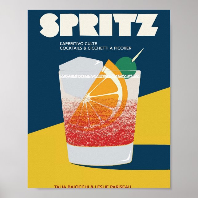 Aperol Spritz Vintage  Poster (Vorne)