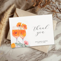 Aperol Spritz Watercolor Brautparty