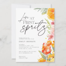 Aperol Spritz Watercolor Brautparty