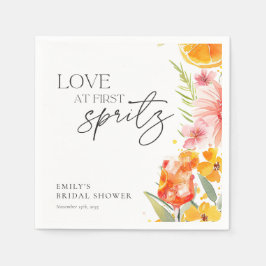 Aperol Spritz Watercolor Brautparty Serviette