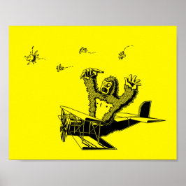 Apes On Planes Poster