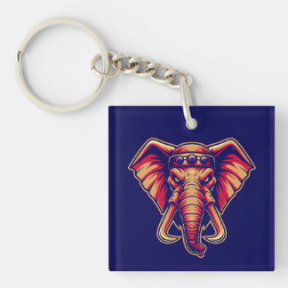 Apex Pachyderm - Navy Blue and Orange Edition Schlüsselanhänger